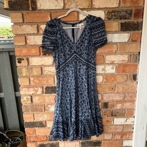 Rebeca Taylor Silk  Paisley midi  Dress